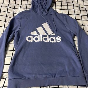 Adidas woman’s pullover hoodie blue